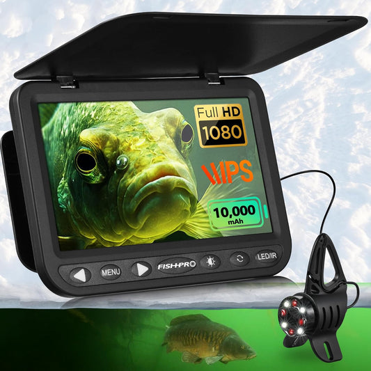 FishPRO 7'' HD 1080P Fishing Camera with 10,000 mAh Li-Battery